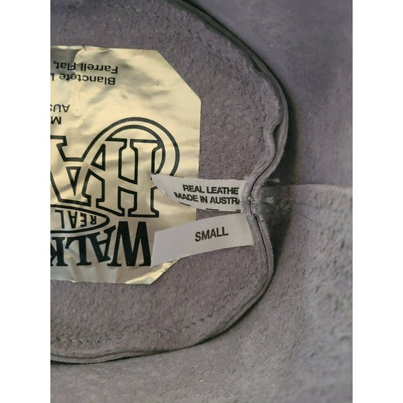 Walkabout Hats Gray Leather Outback Hat  -  Cowboy Hat Rodeo - Picture 8 of 8